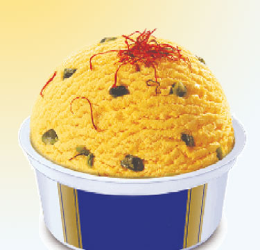 Kesar Pista Ice Cream
